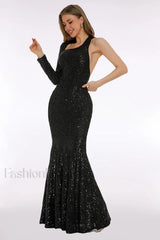 Kylee Bodycon Fit Charming Sequin Maxi Dress