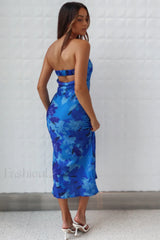 Kyra Satin Stylish Midi Dress