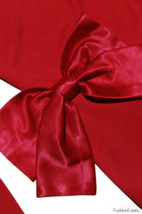 Lavele Red Stylish Bow Maxi Dress