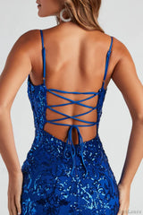 Leila Sequin Stylish Bodycon Mini Dress Party Dresses L