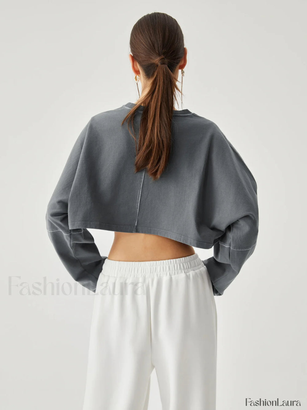 Living Easy Graceful Crop Sweatshirt Sweatshirts
