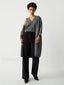 Longline Cardigan Graceful With Matching Vest Grey / S Sweaters L