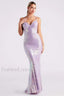 Lyanna Formal Iridescent Charming Sequin Mermaid Dress S / Lavender