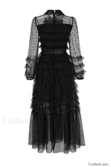 Maddison Polka Stylish Dot Maxi Dress