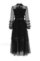 Maddison Polka Stylish Dot Maxi Dress