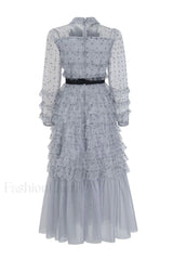 Maddison Polka Stylish Dot Maxi Dress