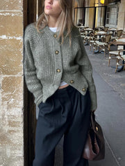 Making Charming Moments Cardigan Grey / XS Sweaters L