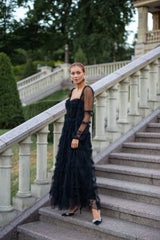 Maryam Sweetheart Stylish Belted Maxi Dress