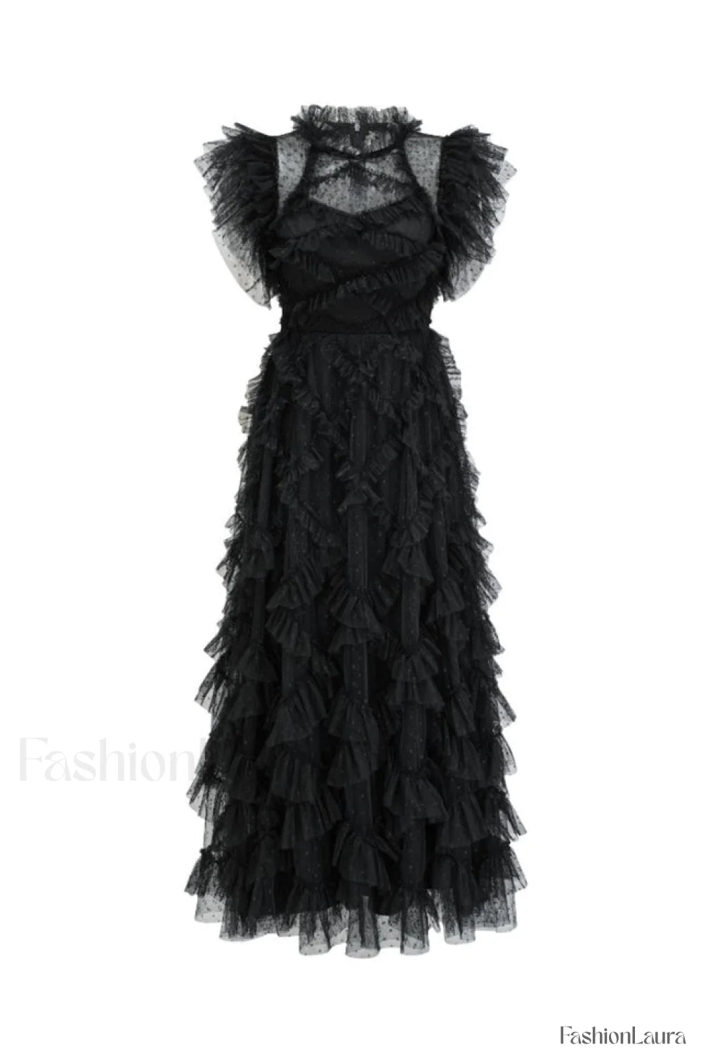 Maxine Floral Embroidery Charming Sleeveless Maxi Dress