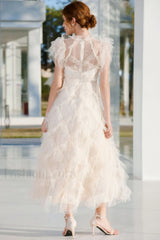 Maxine Floral Embroidery Charming Sleeveless Maxi Dress