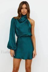Meet Tonight Stylish Mini Dress S / Teal