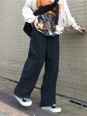 Men’s Basic Wash Skate Fit Jeans loose jeans