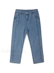 Men’s Vintage Washed Loose Jeans loose jeans