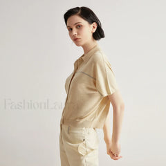 Merino Wool Silk High End T Shirt