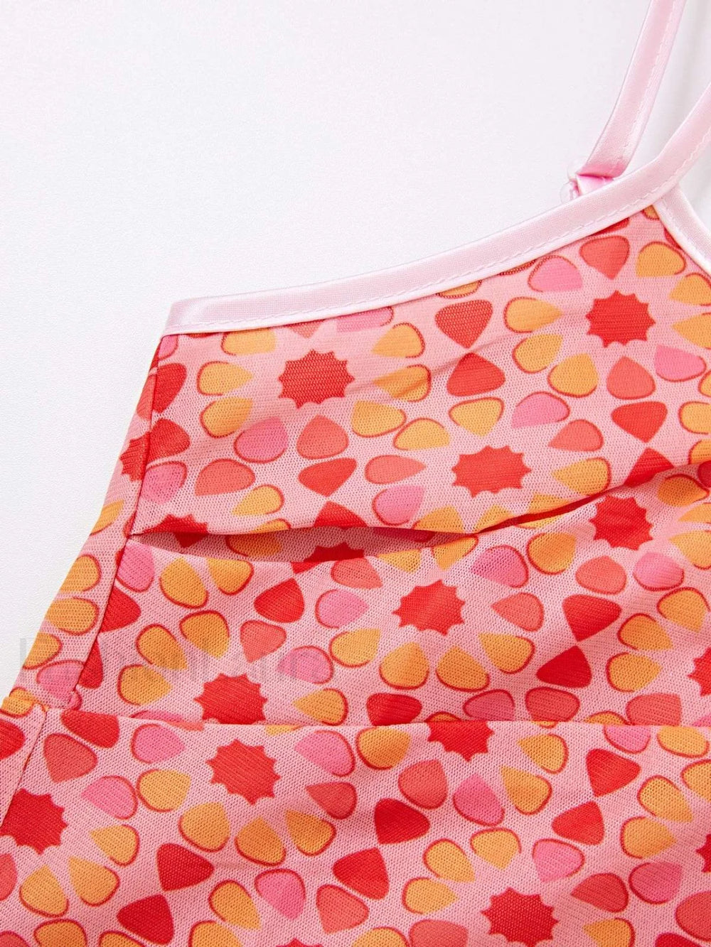 Mesh Floral Mini Dress Mini Dresses