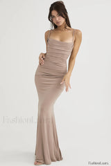 Milena Elegant Herringbone Dress