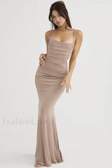 Milena Elegant Herringbone Dress