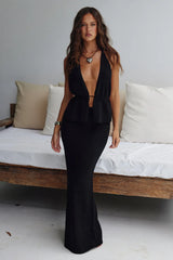 Mina Top + Charming Maxi Skirt Set S / Black