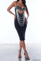 Miracle Pearl Stylish Embellished Dress