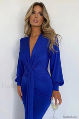 Misha Francis Stylish Midi Dress S / Royal Blue