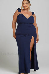 More Than This Charming Ruffle Strap Maxi Dress