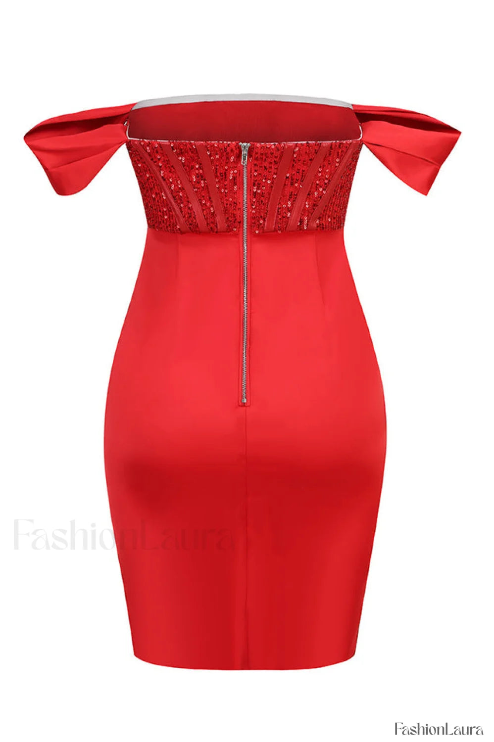 Nadia Off Stylish Shoulder Mini Dress
