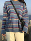 New Student Striped Sweater Blue / ONE SIZE Sweaters