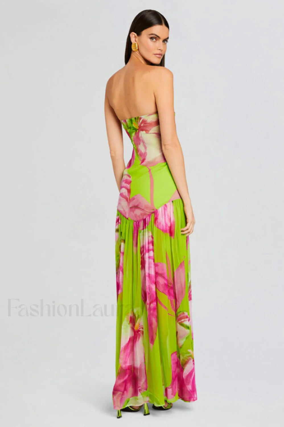 Nicole Silk Stylish Chiffon Dress