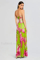Nicole Silk Stylish Chiffon Dress