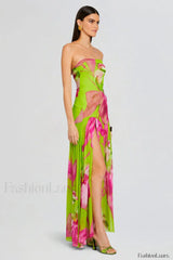 Nicole Silk Stylish Chiffon Dress