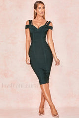Off Shoulder Stylish Bodycon Bandage Dress