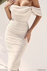 Off Shoulder Stylish Bodycon Dress