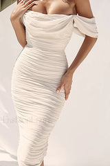 Off Shoulder Stylish Bodycon Dress