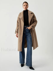Oversized Charming Wool Coat Wool Coats