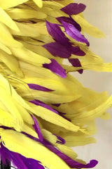 Paislee Asymmetric Stylish Feather Mini Dress