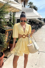 Paloma Puff Stylish Sleeve Mini Dress