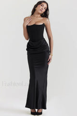Persephone Off Stylish Shoulder Bustier Dress