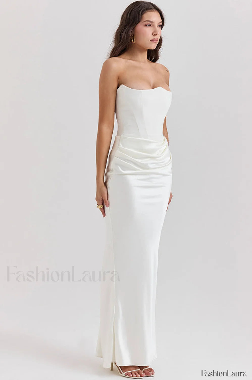 Persephone Off Stylish Shoulder Bustier Dress