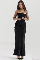 Persephone Off Stylish Shoulder Bustier Dress