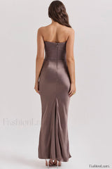 Persephone Off Stylish Shoulder Bustier Dress