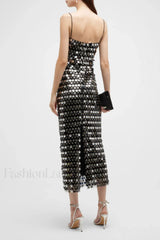 Phoenix Midi Stylish Dress in Sequins