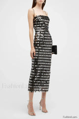 Phoenix Midi Stylish Dress in Sequins