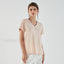 Pima Cotton V Neck Casual T Shirt light pink / S