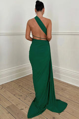 Pooh Who Asymmetrical Stylish Cut Out Dress