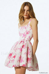 Printed Corest Stylish Mini Cami Dress