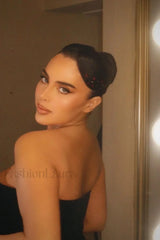 Red Crystal Stylish Heart Dress