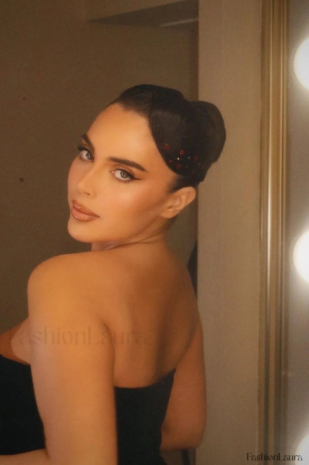 Red Crystal Stylish Heart Dress