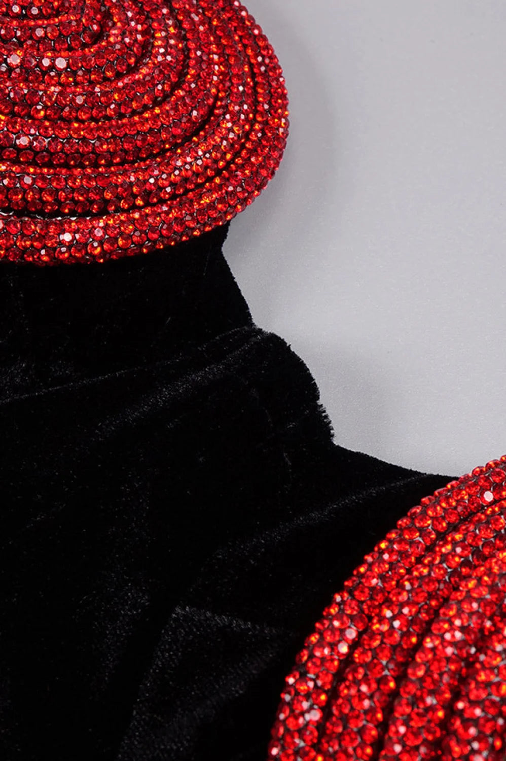 Red Crystal Stylish Heart Dress