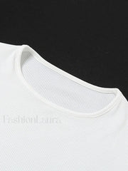 Ribbed Solid Long Sleeve Set Two Piece Outfits