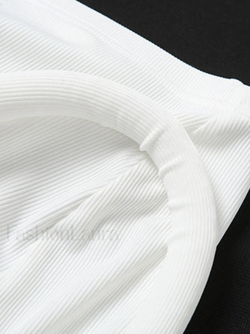 Ribbed Solid Long Sleeve Set Two Piece Outfits